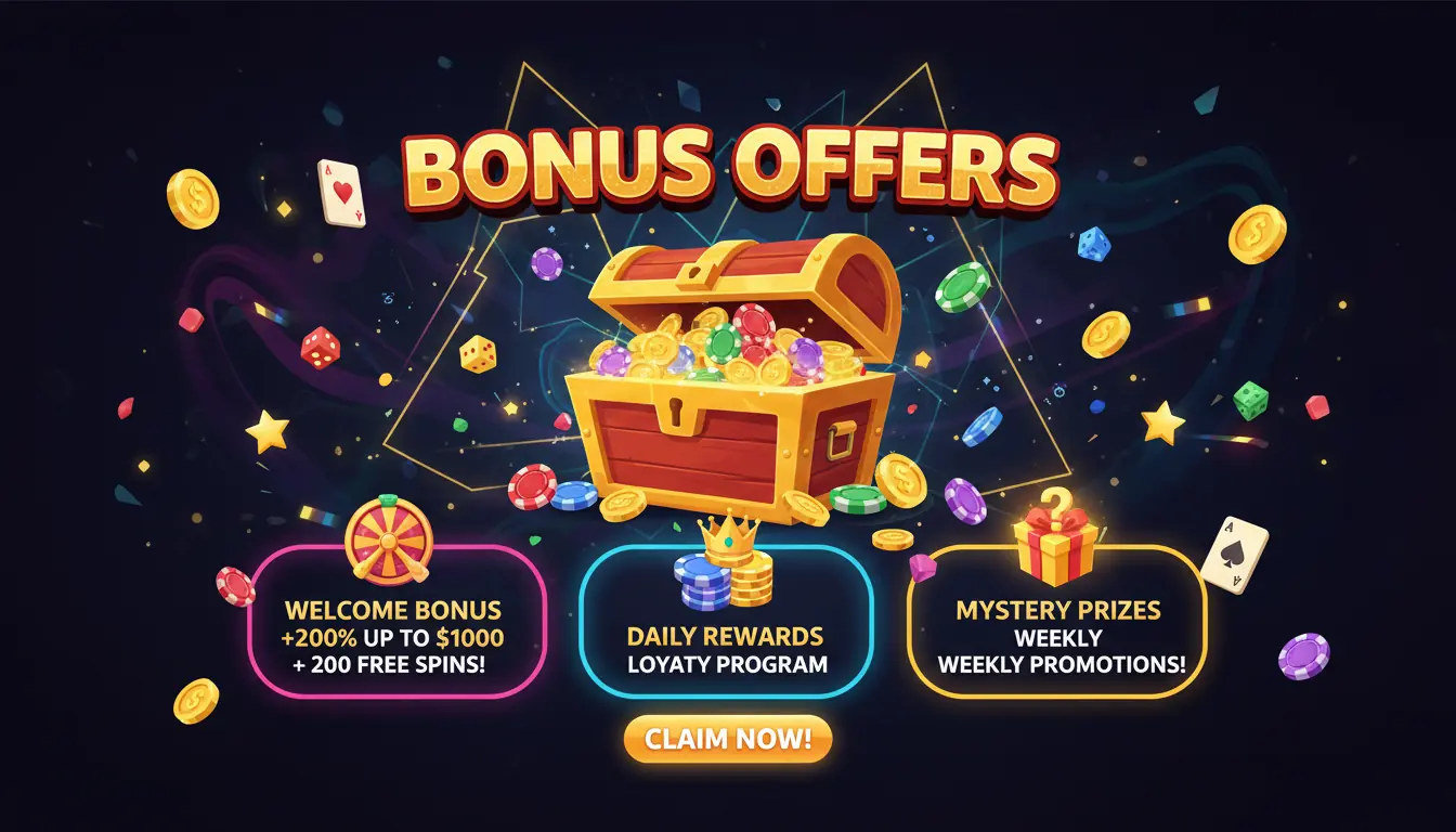 Bonus offers Jackpotcity casino